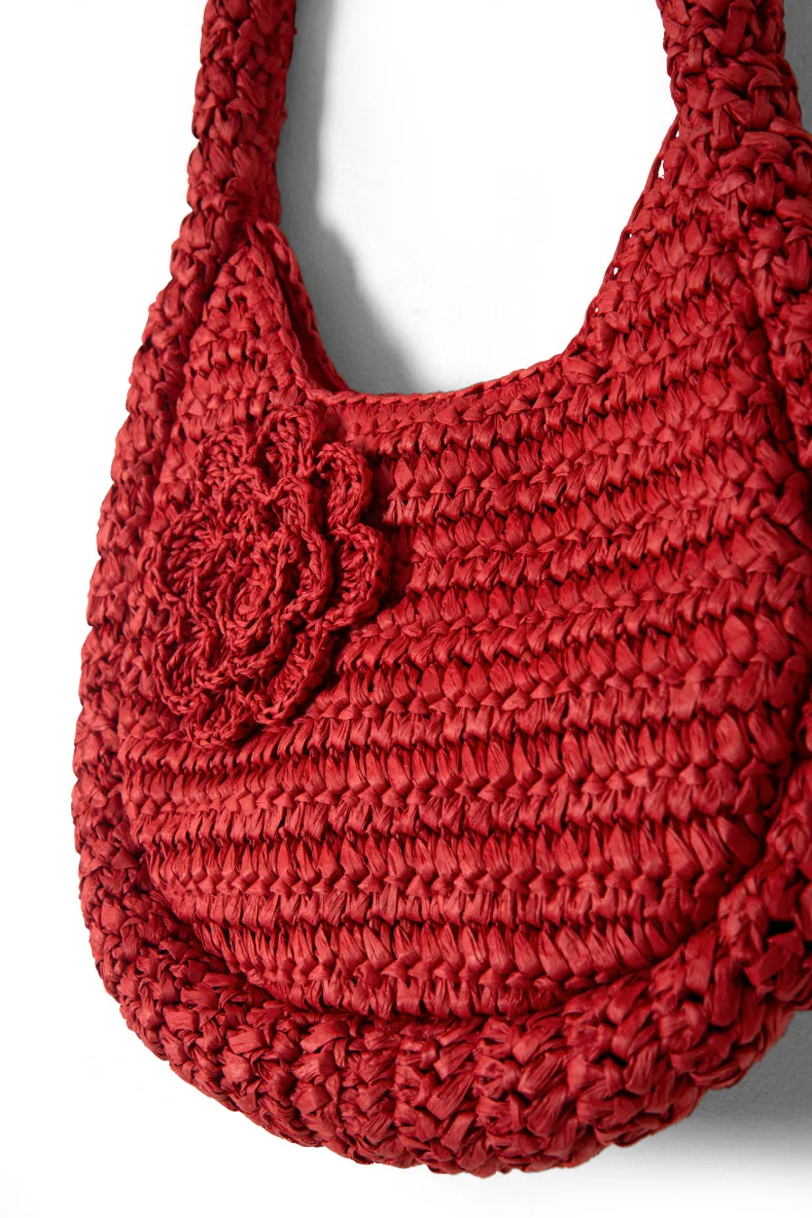straw rosette bag sold by Damson Madder product image thumbnail 4