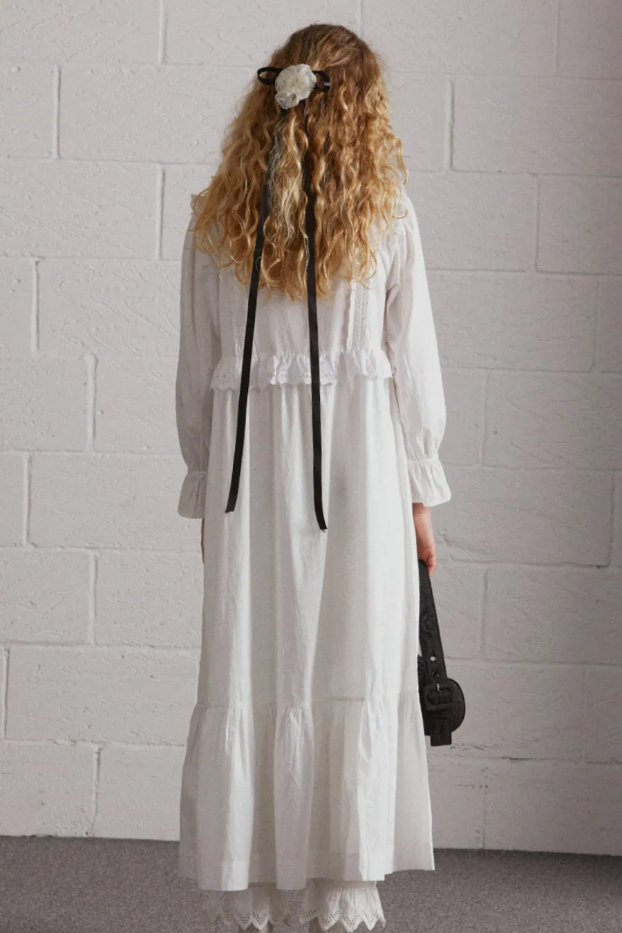 edith vintage midi - white sold by Damson Madder product image thumbnail 4