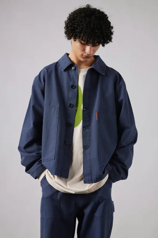 worker jacket x harry kirton sold by Damson Madder