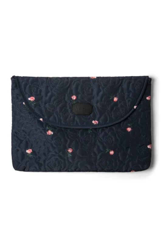 embroidered floral laptop bag sold by Damson Madder