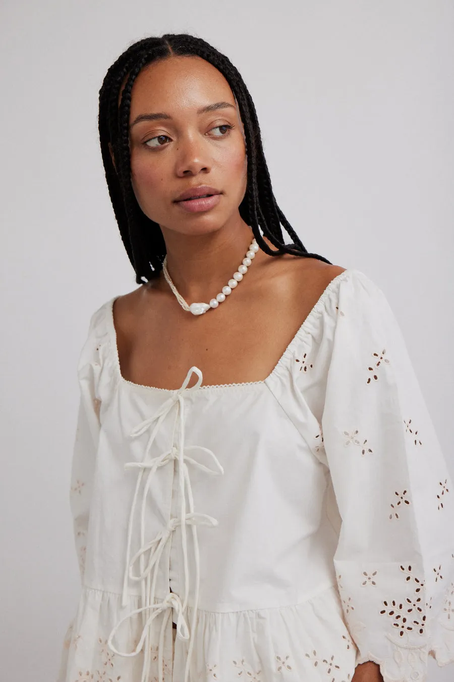 lana blouse - broderie sold by Damson Madder product image thumbnail 3