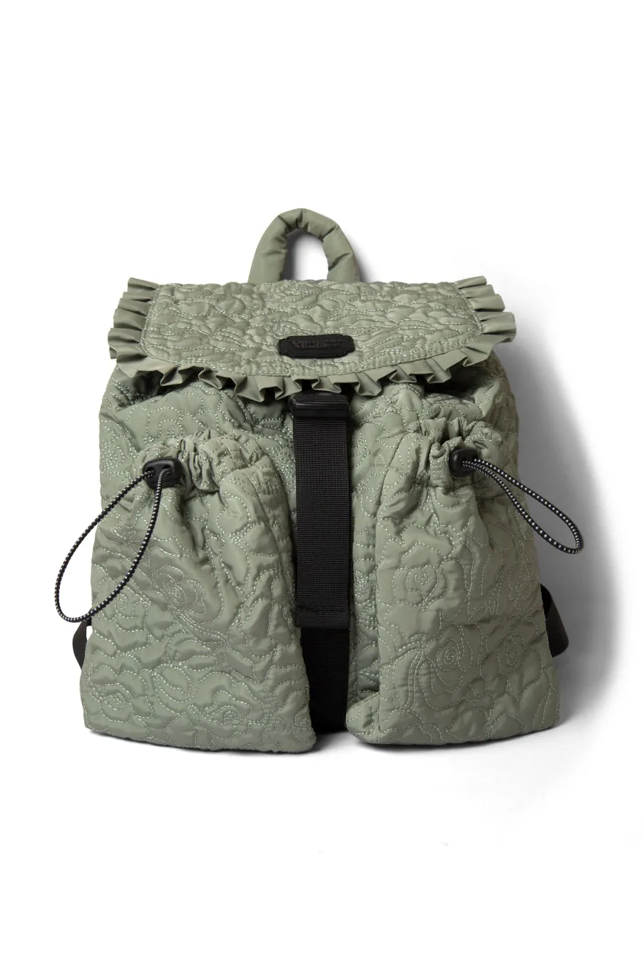 rose quilted backpack khaki sold by Damson Madder product image thumbnail 4