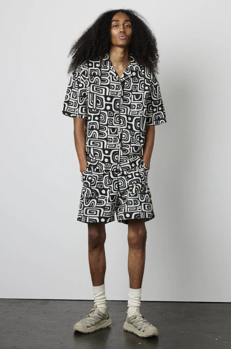 damson geo shirt sold by Damson Madder product image thumbnail 2