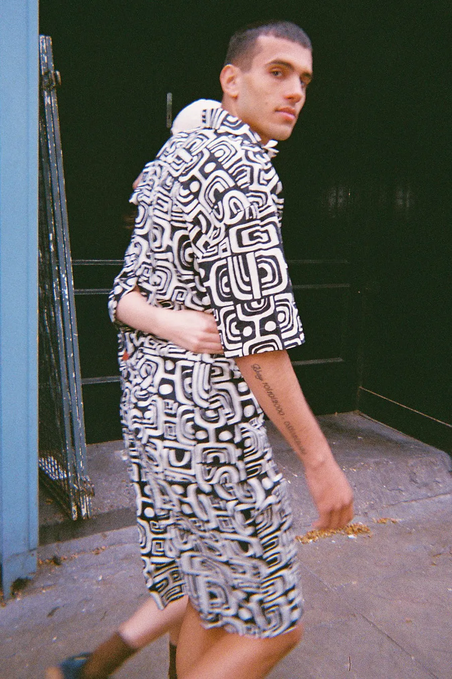 damson geo shirt sold by Damson Madder product image thumbnail 5