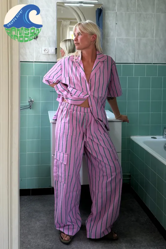 sydney stripe trousers sold by Damson Madder