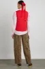 arte reversible tie gilet - red ruffle sold by Damson Madder