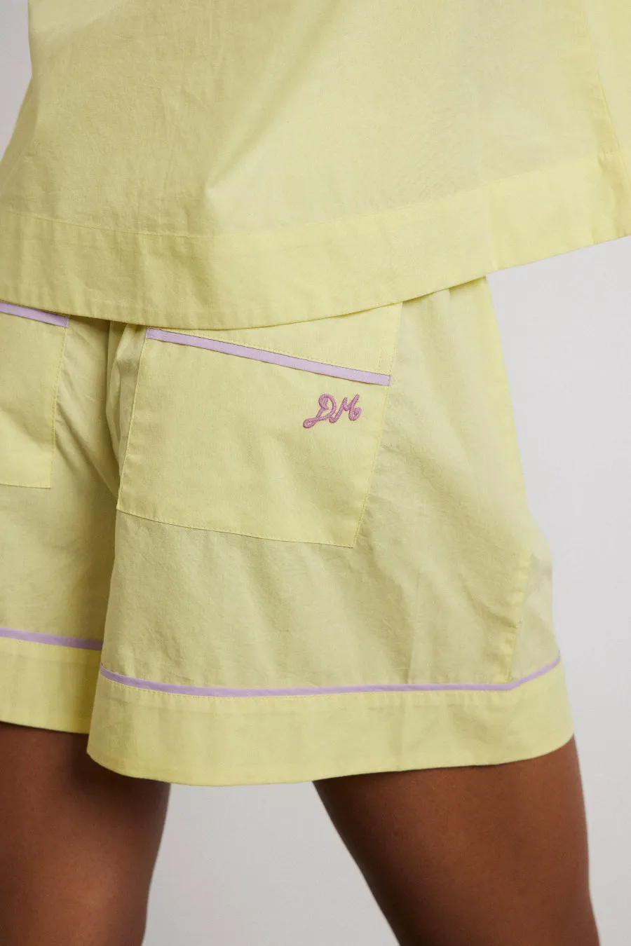 kitty ruffle nightwear set- yellow sold by Damson Madder product image thumbnail 5