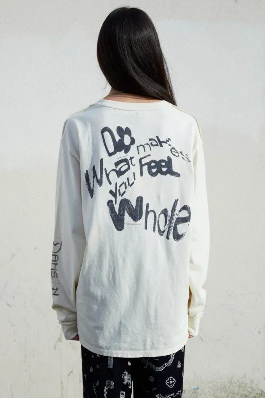 feel whole ls tee sold by Damson Madder