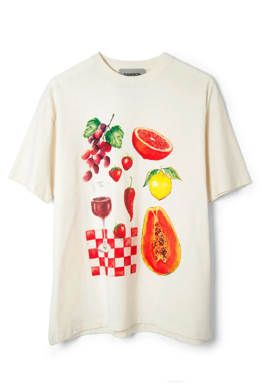 fruit picnic boyfriend tee sold by Damson Madder product image thumbnail 5