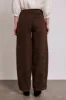 dion jeans - dark leopard overdye sold by Damson Madder
