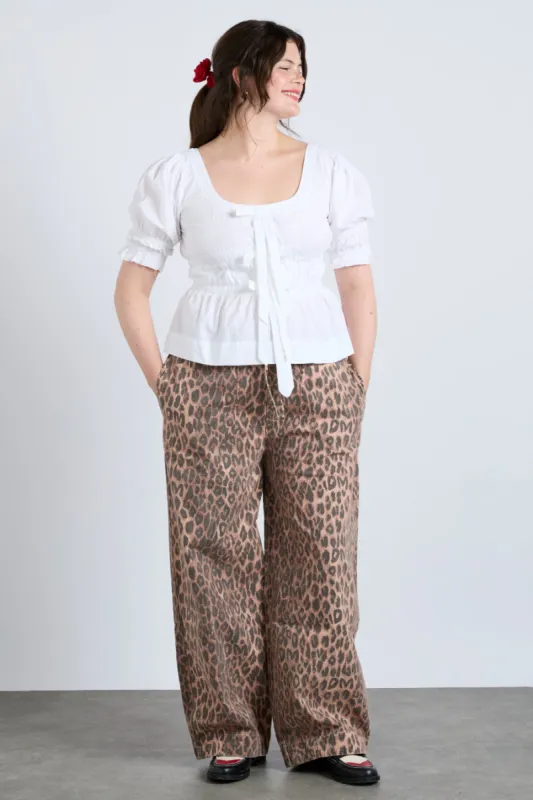 rafe pant - leopard print sold by Damson Madder