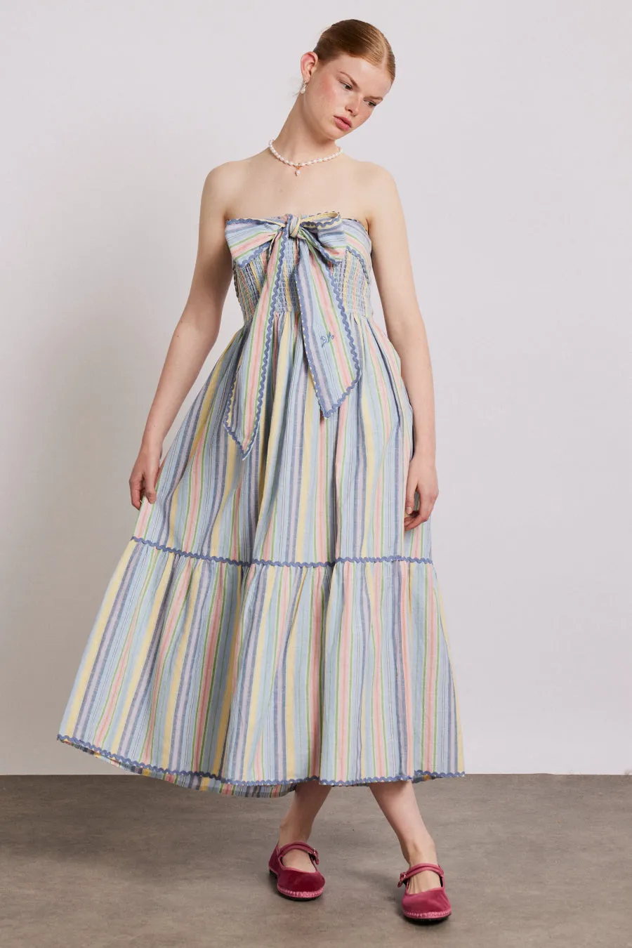 PIA DRESS 8y 新品未使用品 Tidsy Midi Dress - Bayside