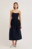 penelope apron dress - navy sold by Damson Madder