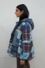 megan quilted coat - patchwork check sold by Damson Madder