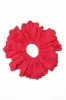 embroidered scrunchie in red sold by Damson Madder