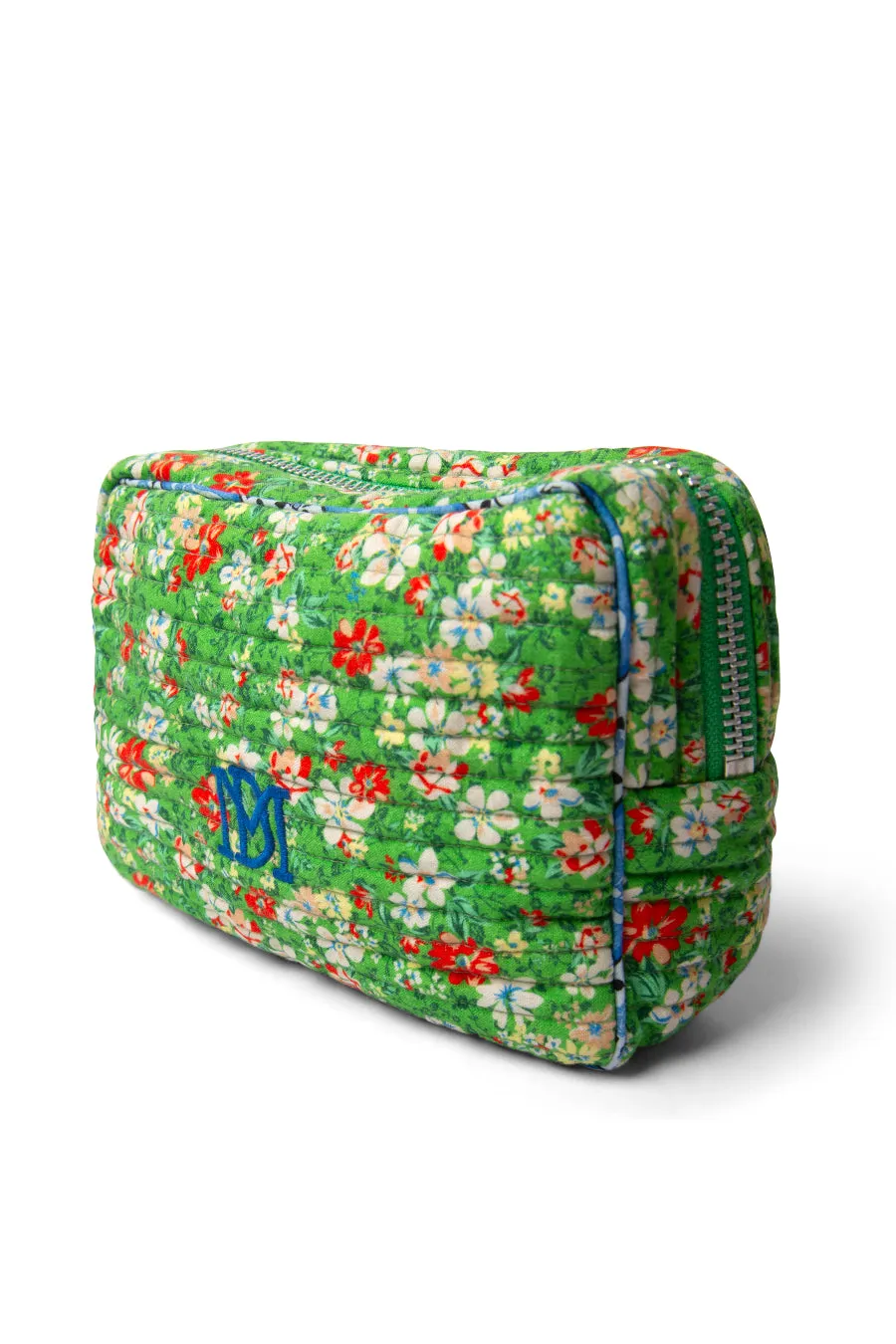 quilted make up bag in floral sold by Damson Madder product image thumbnail 2