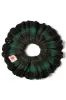 green check broderie scrunchie sold by Damson Madder