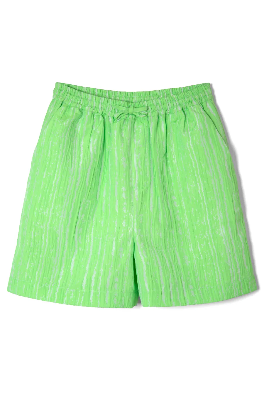 textured woven jacquard green short sold by Damson Madder product image thumbnail 2