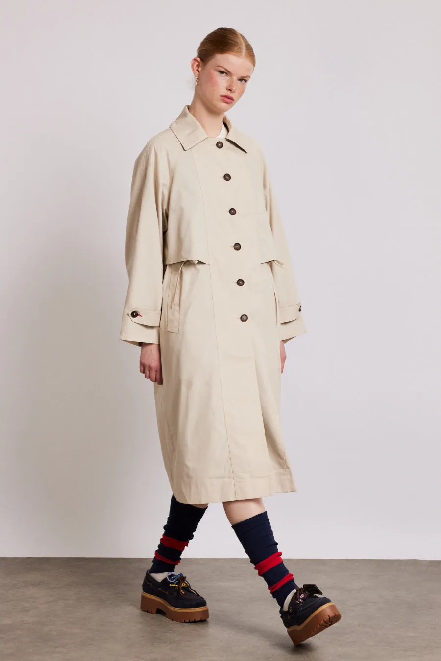 pre-order camille trench sold by Damson Madder product image thumbnail 2