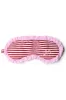 damson pj eye mask - red stripe sold by Damson Madder