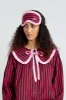 damson pj eye mask - red/navy stripe sold by Damson Madder