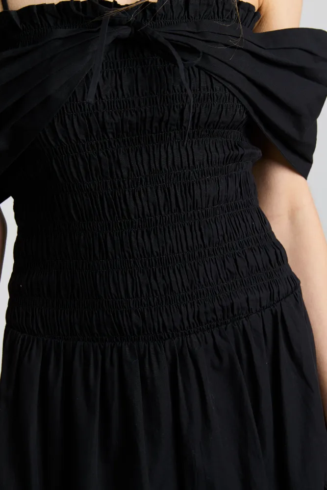 esmerelda midi multi-way dress - black sold by Damson Madder product image thumbnail 5