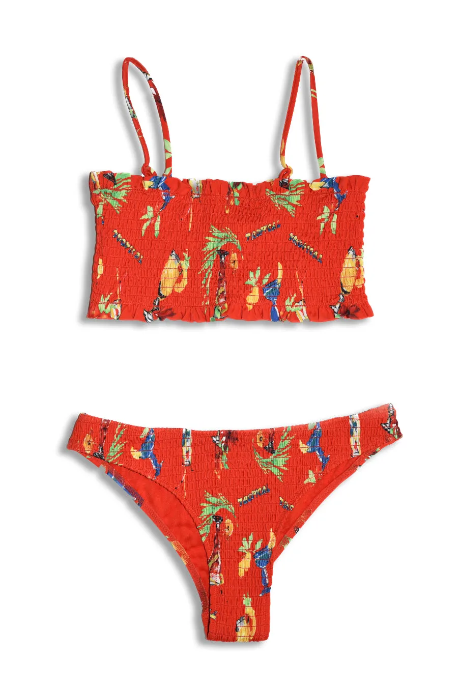 classic shirred bikini bottom - cocktails sold by Damson Madder product image thumbnail 3