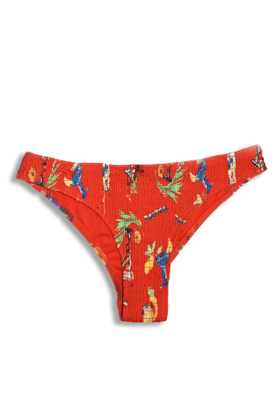 classic shirred bikini bottom - cocktails sold by Damson Madder product image thumbnail 2