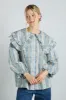 lois blouse - wallpaper floral sold by Damson Madder