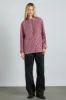 michelle shirt - cherry gingham sold by Damson Madder