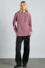 michelle shirt - cherry gingham sold by Damson Madder