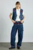 rita vest - texas wash & embroidery sold by Damson Madder