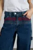 drew jeans - texas wash & embroidery sold by Damson Madder