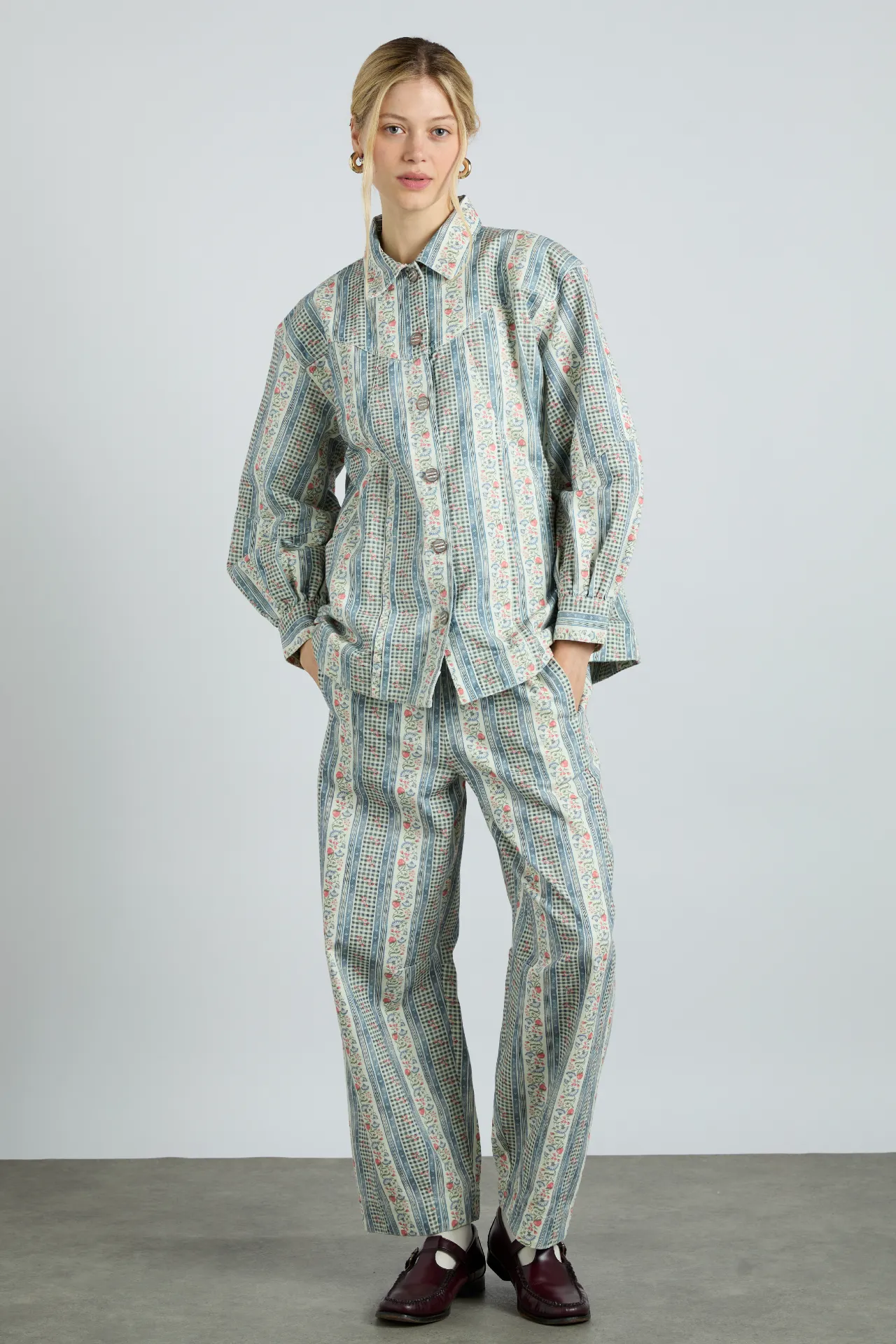 baxter jacket - wallpaper floral sold by Damson Madder product image thumbnail 5