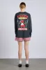 pizza party ls washed tee sold by Damson Madder
