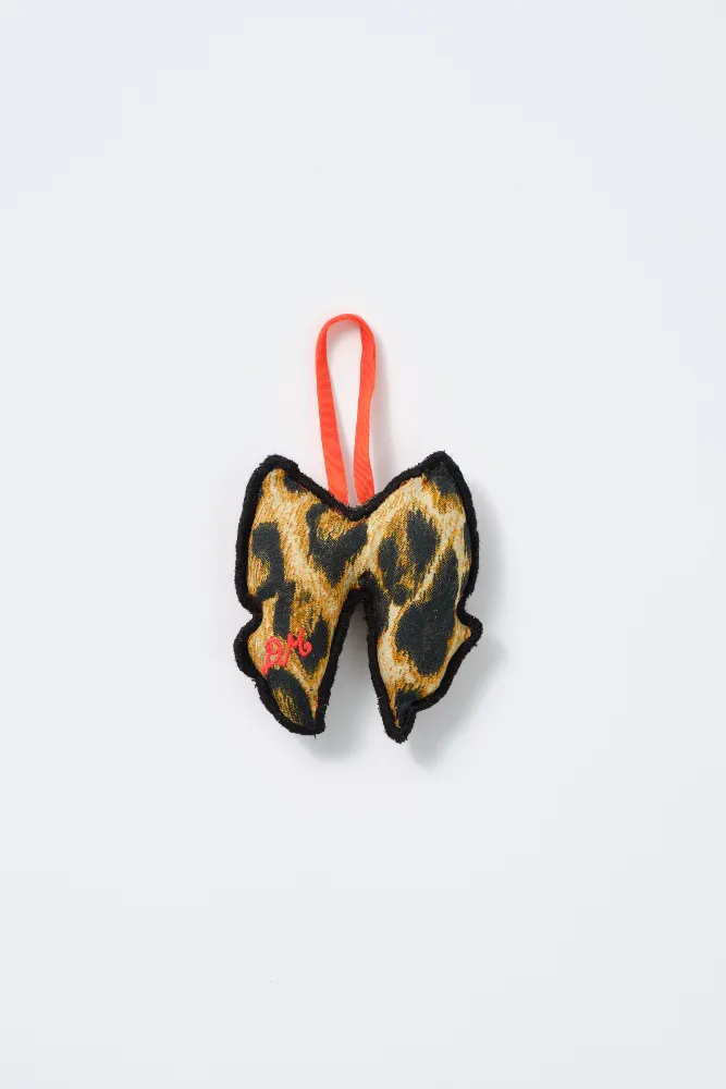 christmas tree decoration - leopard bow sold by Damson Madder product image thumbnail 3
