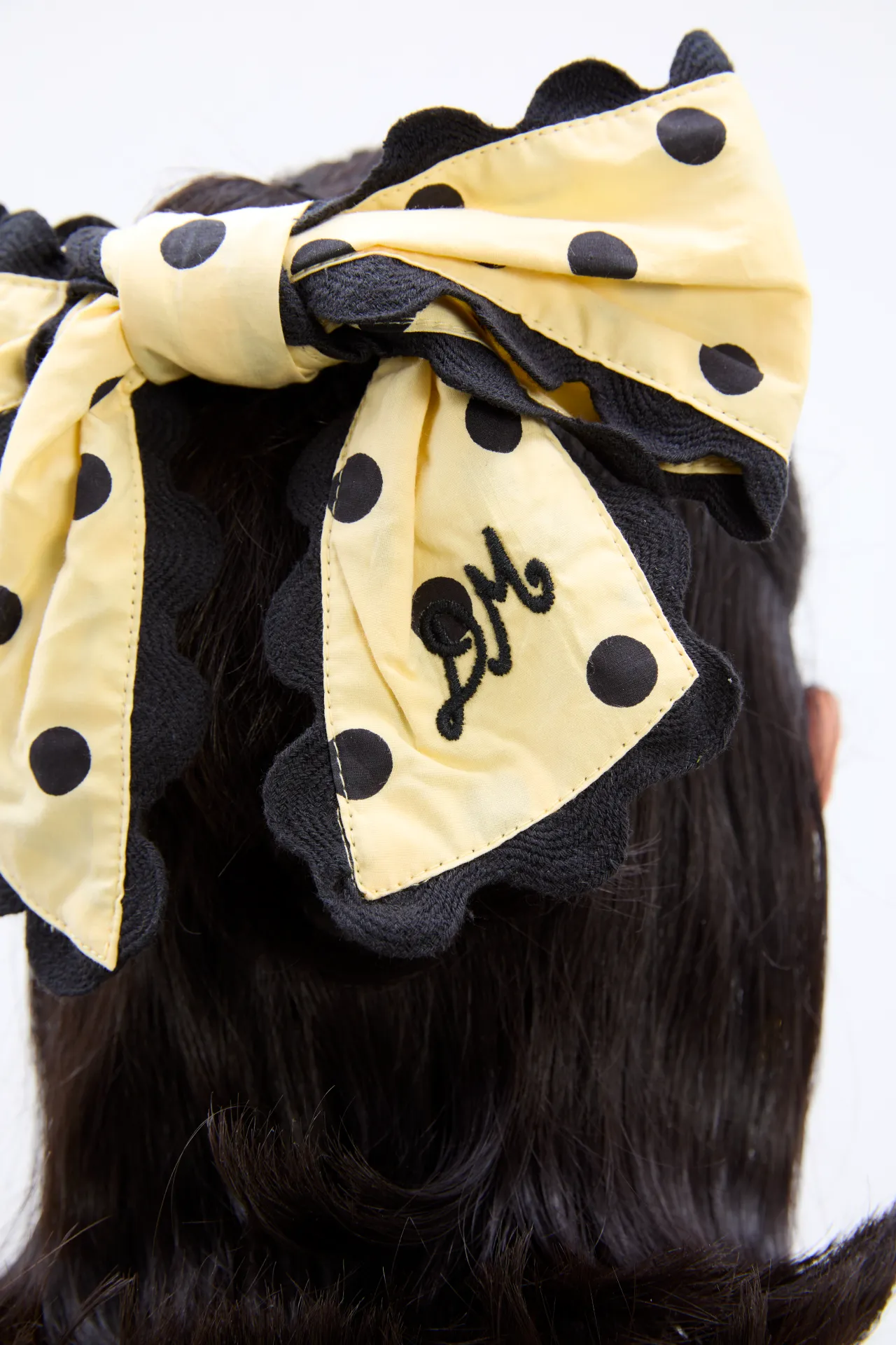 hair bow clip - butter spot sold by Damson Madder product image thumbnail 3