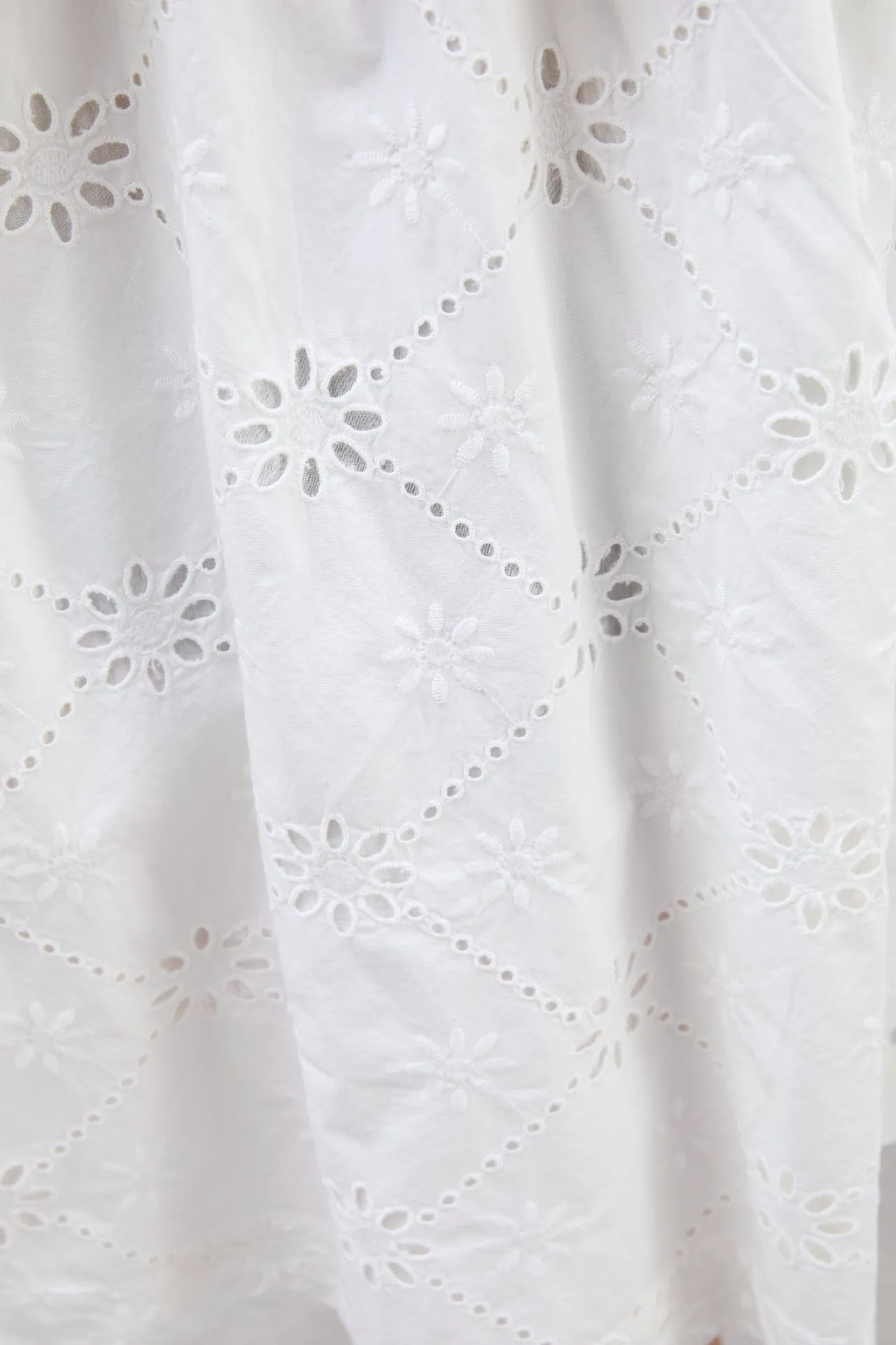 clementine embroidered collared mini dress - white sold by Damson Madder product image thumbnail 3