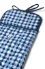 bow laptop bag - navy margot gingham sold by Damson Madder