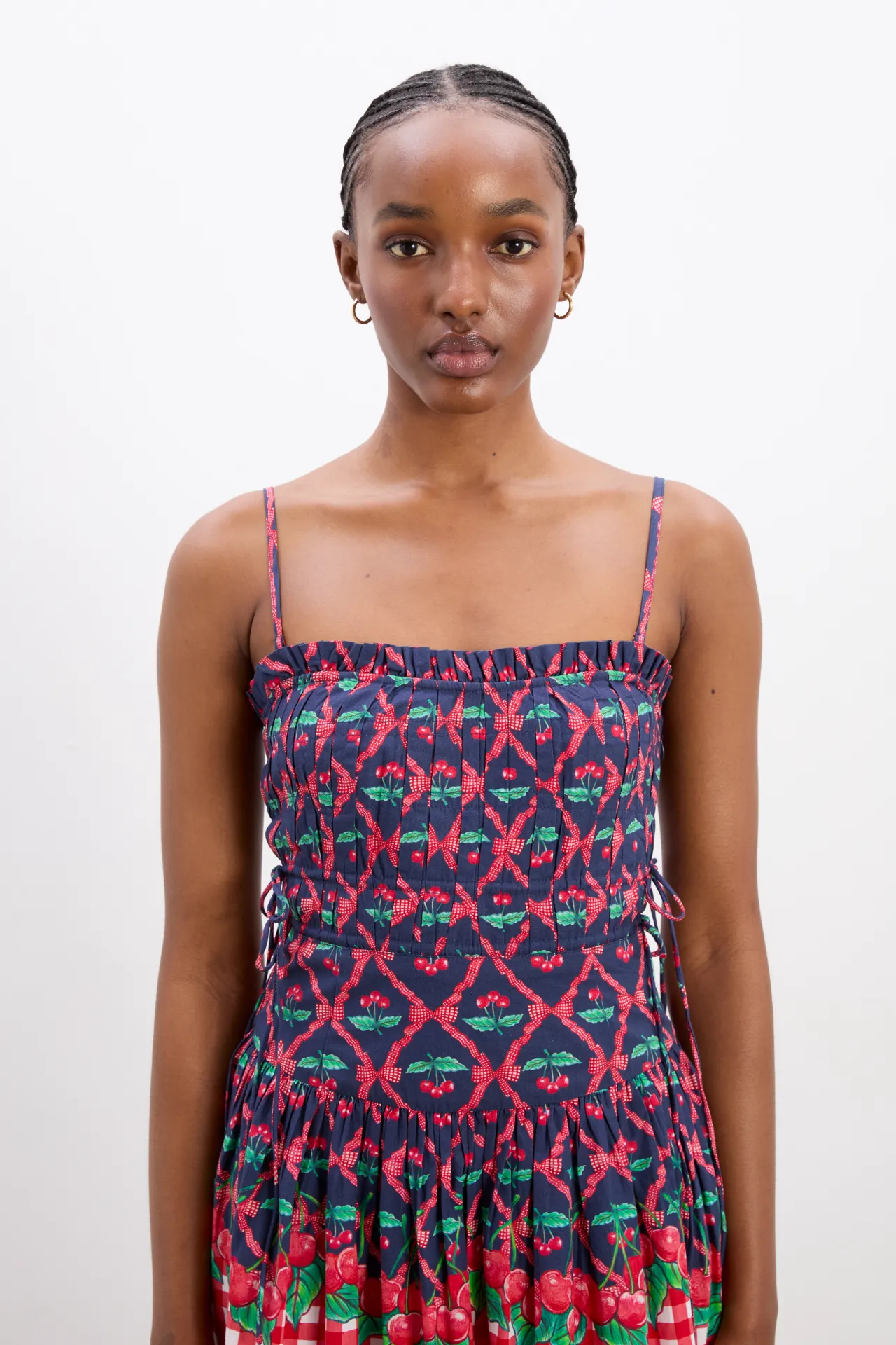 kelia midi dress - cherry pie sold by Damson Madder product image thumbnail 2