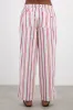 georgia trousers - butter cherry stripe sold by Damson Madder