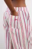 georgia trousers - butter cherry stripe sold by Damson Madder