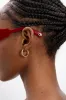 round square sunglasses with charm detail - red sold by Damson Madder