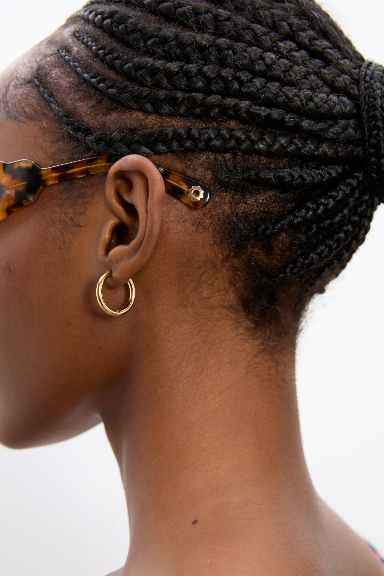 oversized navigator sunglasses in tort sold by Damson Madder product image thumbnail 4