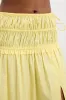 charlotte midi skirt - butter yellow sold by Damson Madder