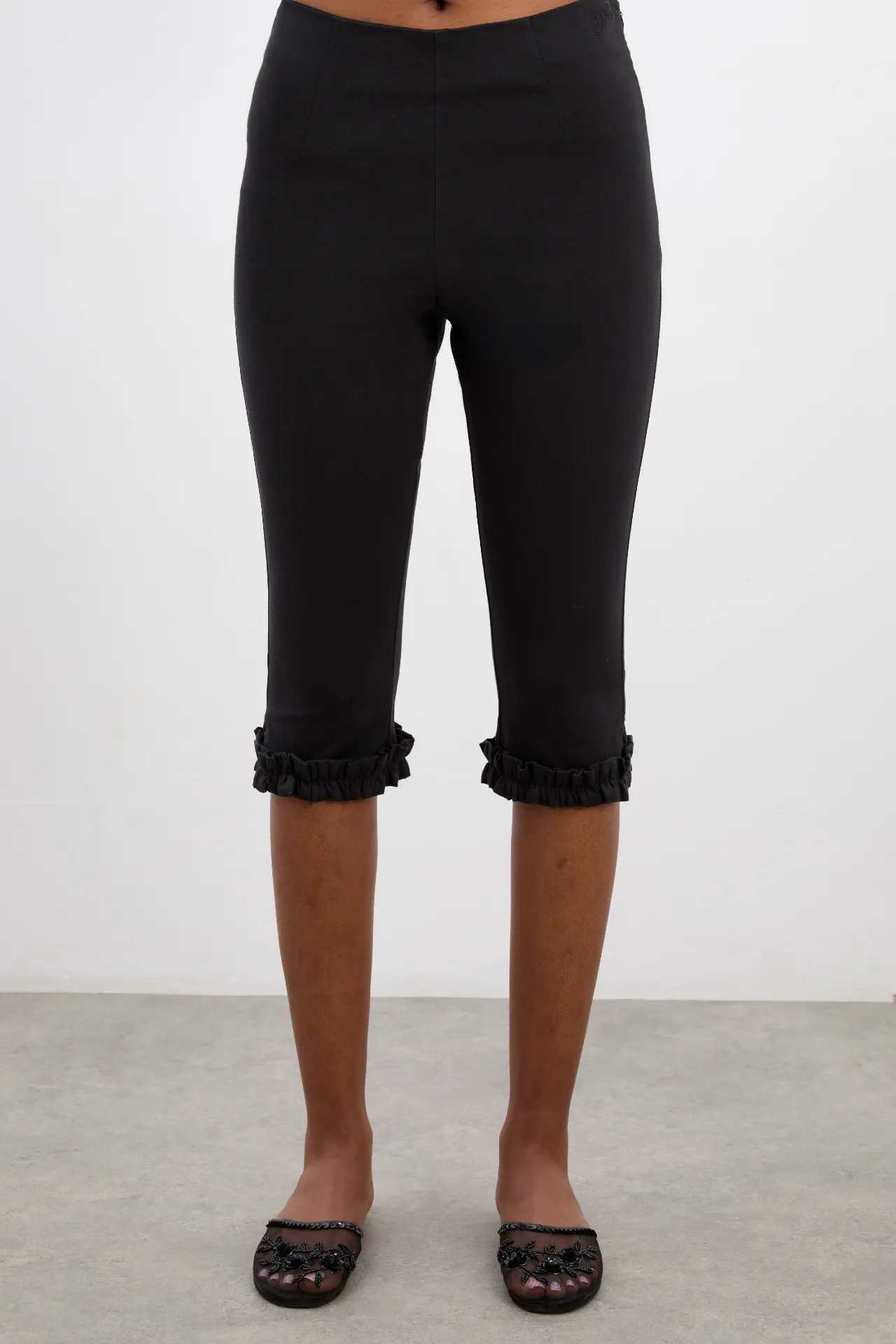 anisa capri pants - black sold by Damson Madder product image thumbnail 2