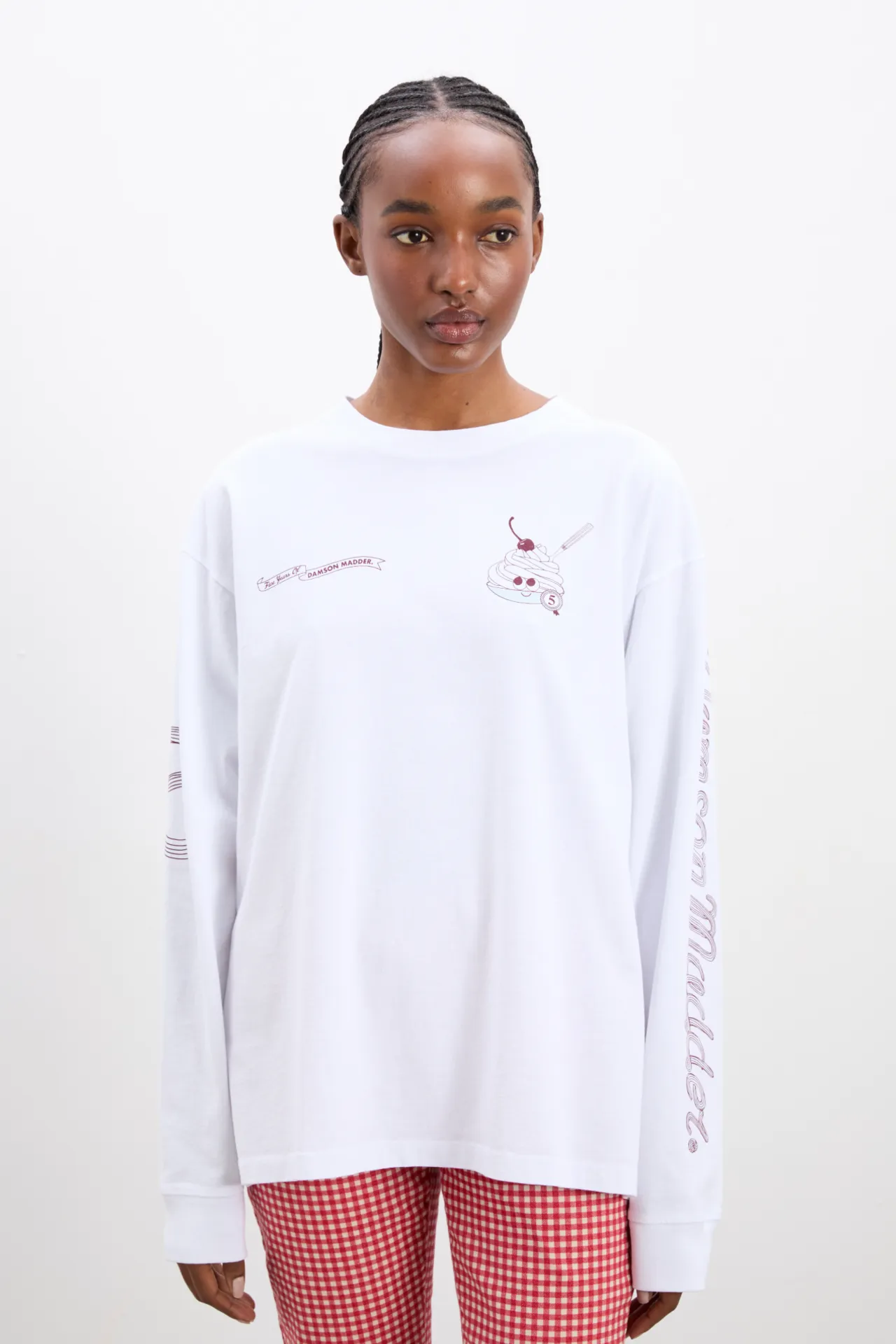 dm 5 long sleeve tee sold by Damson Madder product image thumbnail 5