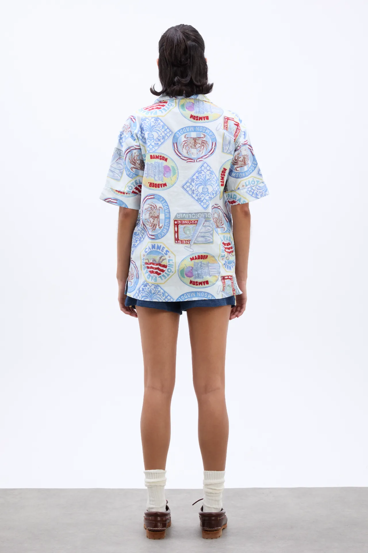 Chlo Shirt - Holiday Print sold by Damson Madder product image thumbnail 4