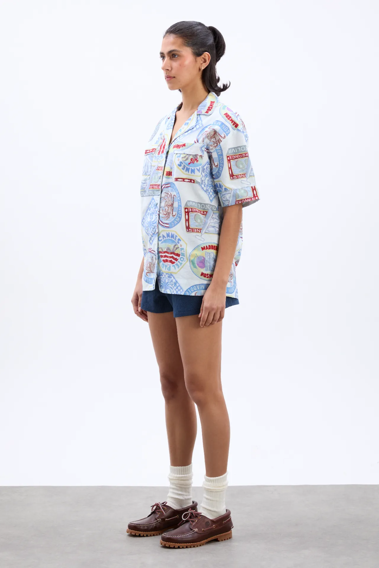 Chlo Shirt - Holiday Print sold by Damson Madder product image thumbnail 5
