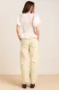 felix jeans - butter business stripe sold by Damson Madder
